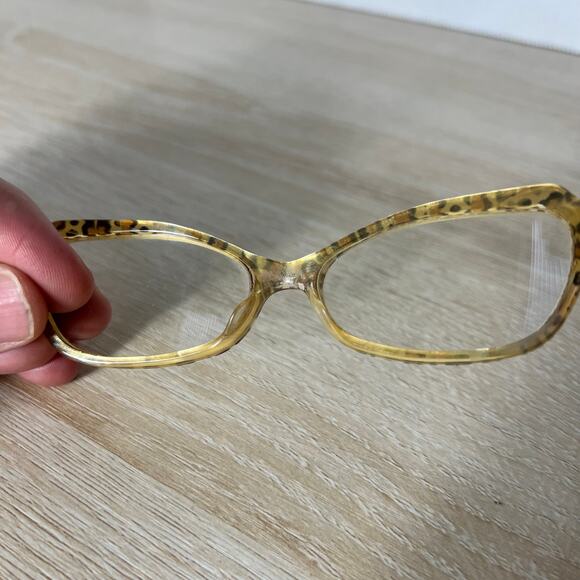 Jean Lafont Paris 380 Eyeglasses Leopard Print FRAMES ONLY Made in France main image 5